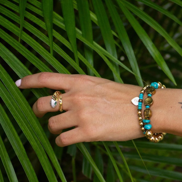 Guardian Snake Emerald Eyes Gold Ring, Size 4 For Sale - Image 4 of 8