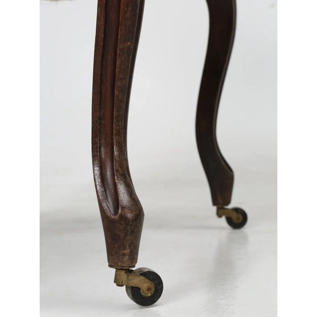 Wood Set of Six Carved French Antique Living Room or Parlor Chairs For Sale - Image 7 of 12