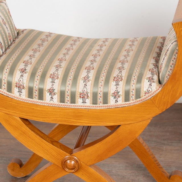 20th Century Neoclassical Style Pair of Danish Stools For Sale - Image 11 of 15