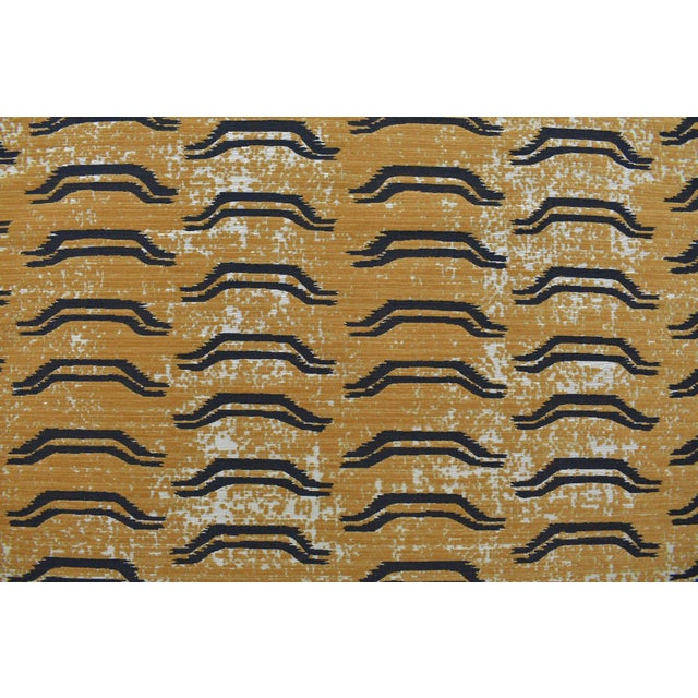 Virginia Kraft Bagha Fabric, 3 Yards in Natural Chairish