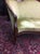 Antique Settee, Apple Green Victorian Settee For Sale - Image 9 of 11