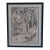 Mid-Century Modern Monochromatic Figurative Watercolor of Reclining Nudes For Sale