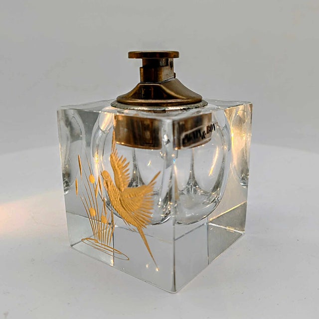 Lighter in Murano Glass with Handcrafting 24k Gold Finishing by Pagnin & Bon, Italy, 1960s For Sale - Image 7 of 7