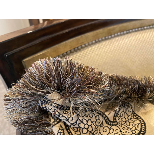 Marge Carson Luna Sofa with Accent Pillows Chairish