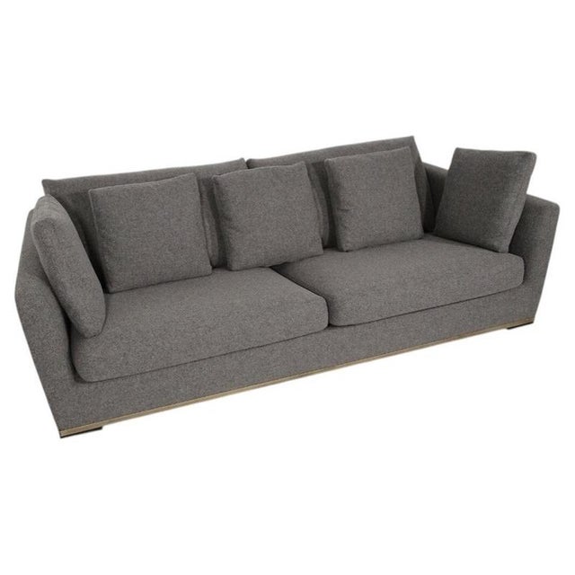 Apta Sofa in Mid-Grey Lambswool by Antonio Citterio from B&B Italia For Sale - Image 3 of 7