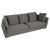 Apta Sofa in Mid-Grey Lambswool by Antonio Citterio from B&B Italia For Sale - Image 3 of 7