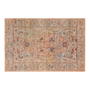 Early 20th Century Persian Tabriz Botanic Handmade Wool Rug