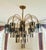 Forecast Lighting Grand-Scale 1970s Smoked Glass and Brass 22-Light Waterfall Chandelier For Sale - Image 4 of 9