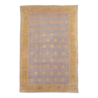 Galerie Shabab Collection Early 20th Century Turkish Oushak Large Carpet For Sale