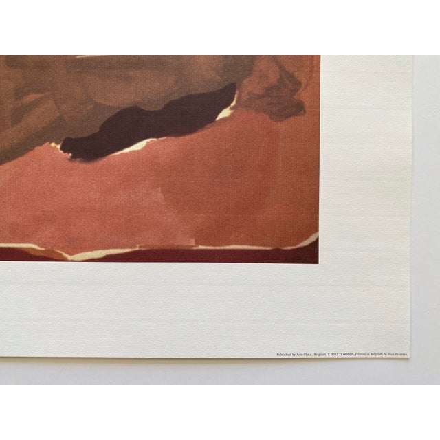 Helen Frankenthaler Abstract Expressionist Fine Art Lithograph Print " Nature Abhors a Vacuum " 1973 For Sale - Image 10 of 12