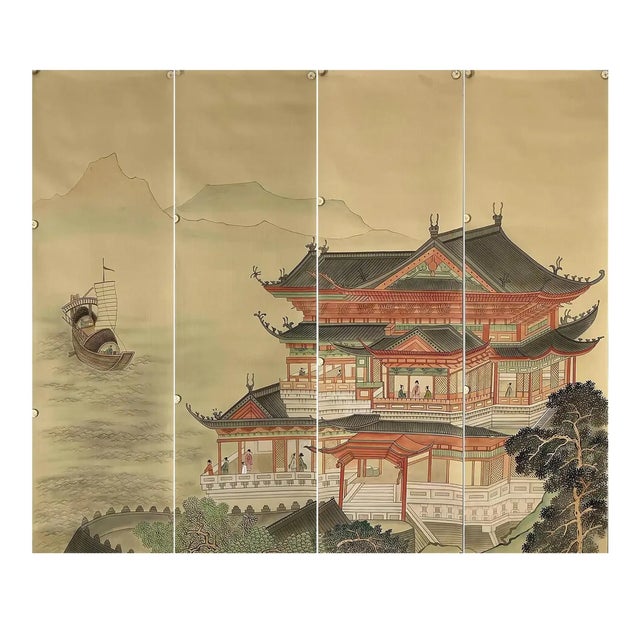 If you love the look of De Gournay wallpaper but not the price, this is for you. The listed price is for 4 panels of 20.7"...