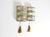 Mid-Century Modern Vintage Brass Wall Lamps with Crystal Shades by Bakalowits & Söhne, 1960s, Set of 2 For Sale - Image 3 of 18