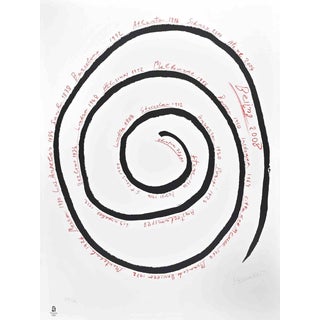 Jannis Kounellis, Never-Ending Spiral, Mixed Media, 2008 For Sale