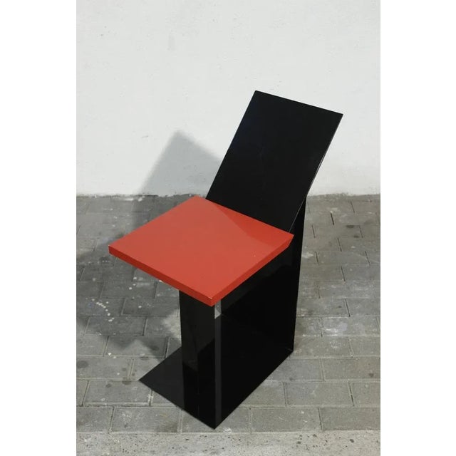 Postmodern Postmodern Sculptural Side Table, 1980s For Sale - Image 3 of 12