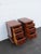 Tall Narrow Queen Anne Burl Walnut Nightstands End Bedside Tables a Pair 6659 For Sale - Image 4 of 18