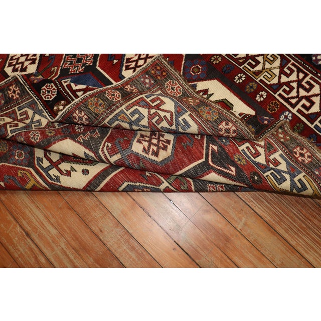 Antique Zabihi Collection Shirvan Rug - 3'11" x 5'10" For Sale In New York - Image 6 of 8