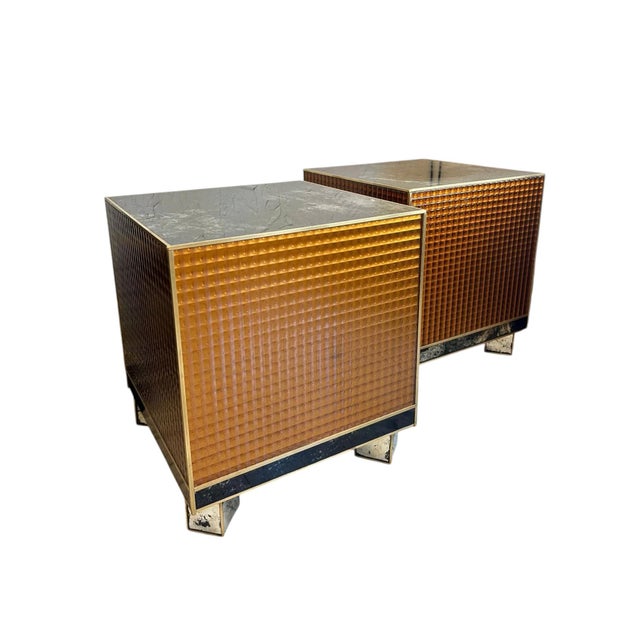 Early 21st Century Murano Crystal Side Tables, 2010s, Set of 2 For Sale - Image 5 of 5