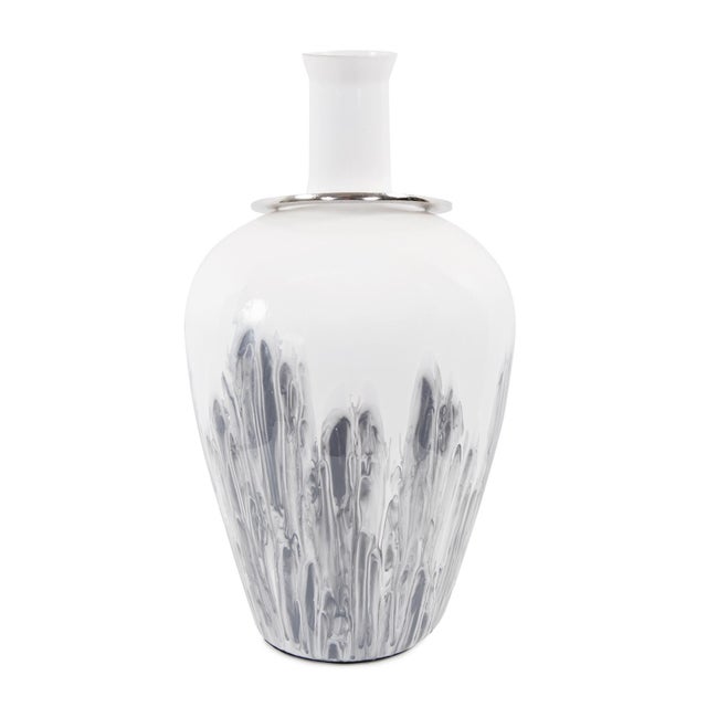 Albrecht Thin Necked Glass Vase- Medium For Sale - Image 9 of 11