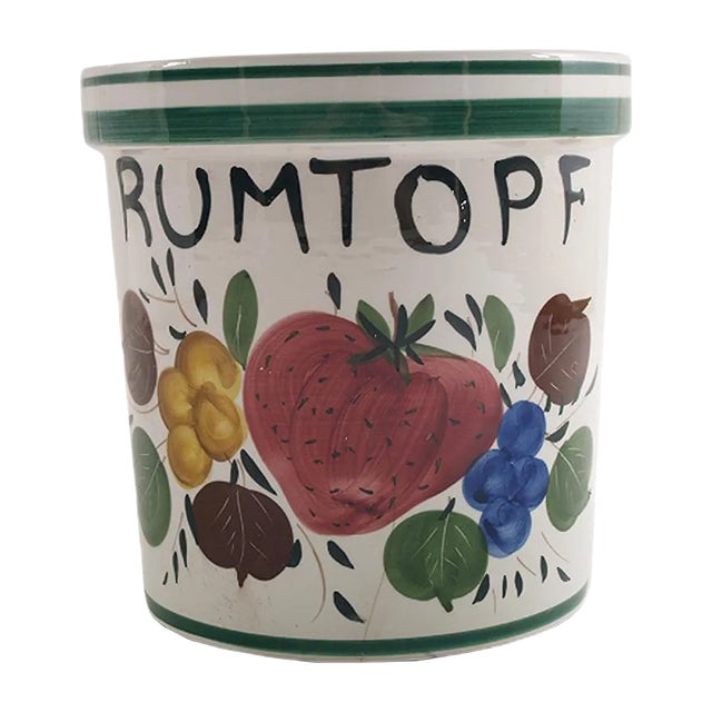 Rumtopf Ceramic Vase, Germany, 1930s For Sale