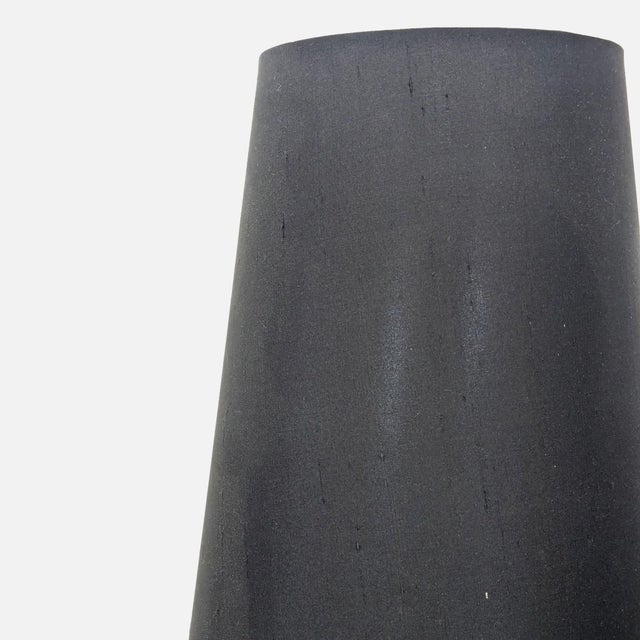Jonathan Adler Claridge Lead Crystal Table Lamp With Black Shade For Sale In San Francisco - Image 6 of 8
