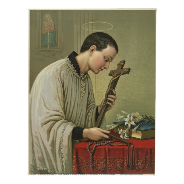 St. Aloysius Gonzaga, 1900, Paper For Sale