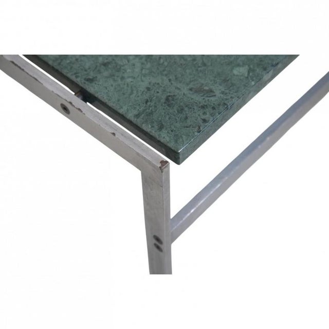 Green Side Table in Green Marble from Fabricius and Kastholm, 1960s For Sale - Image 8 of 14