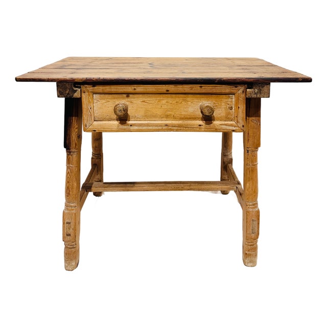 Antique Spanish Colonial Tavern Table, 18th C For Sale