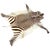 Black Vintage Zebra Hide Rug, 1950s For Sale - Image 8 of 8