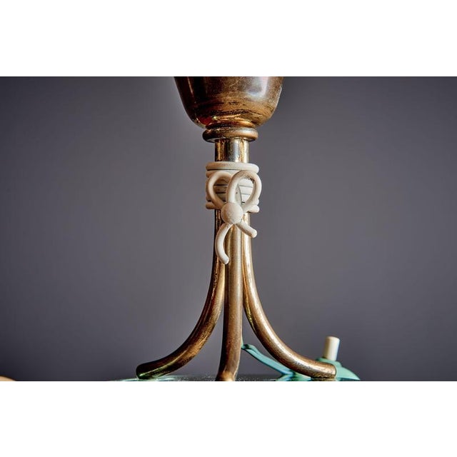 White Mid-Century Modern Italian Table Lamps, Italy, 1950s, Set of 2 For Sale - Image 8 of 12