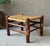 Rustic Chic Mid 20th-Century Hickory Wood & Handwoven Double Twill Plaited Cane Bench For Sale - Image 10 of 18