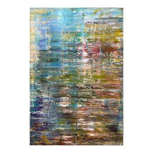 Contemporary Abstract Oil on Linen "Abstract Informal 2023-2104-5" by Robert Niesse