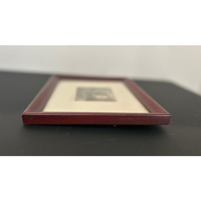 Vintage Wallace Nutting Hand-Colored Photograph – Framed Colonial Interior Scene For Sale - Image 4 of 8