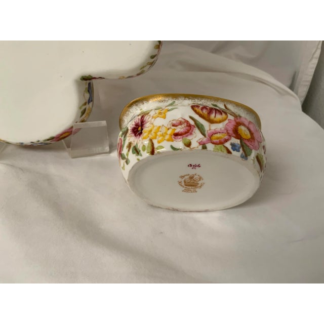 Ceramic 1930s Hammersley Queen Anne Strawberry Dish Set, 3 Pieces For Sale - Image 7 of 9