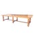 Impressive in scale and rich in character, this hand-carved oak farmhouse dining table hails from the South Shore of...