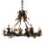 Naos Forge Hand-Forged Iron 8-Light Chandelier – Large Renaissance / Old World Style For Sale