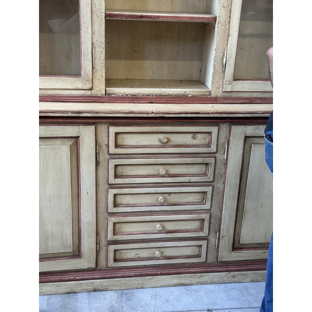 Beige Sideboard in Lacquered Wood, 1930s For Sale - Image 8 of 12