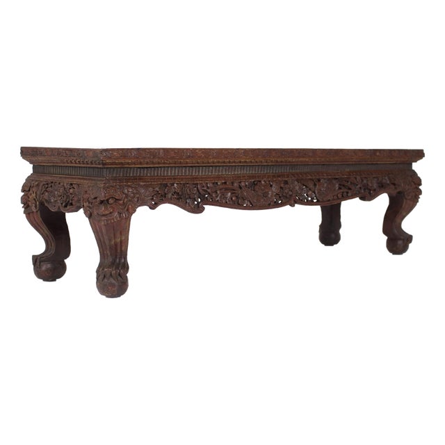 Small Burmese Altar in Wood For Sale