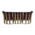 Modern Mid 20th Century Vintage Purple Leather & Teak 3 Piece Sectional Sofa For Sale - Image 3 of 9