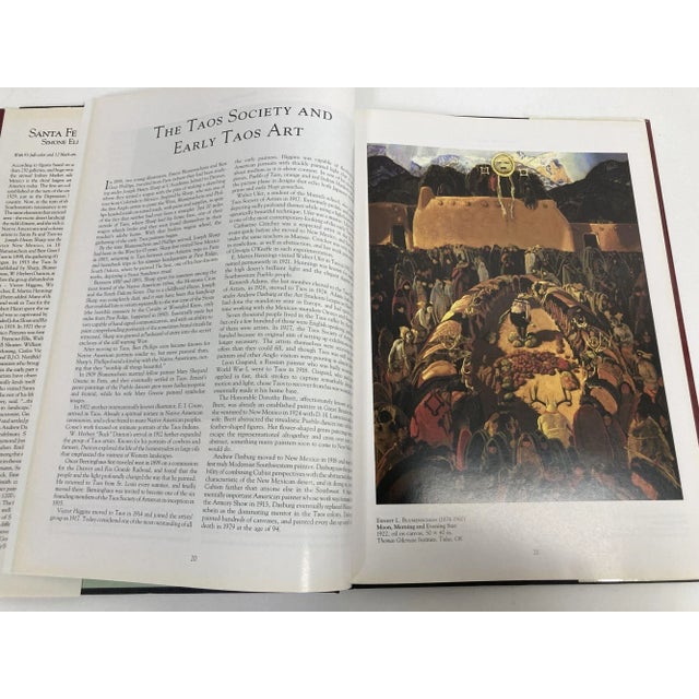 Paper Santa Fe Art. Ellis, Simone. Published by Crescent Books., New York., 1993 Large Hardcover Art Book For Sale - Image 7 of 13