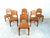 Vintage pine wood dining chairs with a strudy and beautiful design. Nice and solid chairs. Timeless and can be combined in...