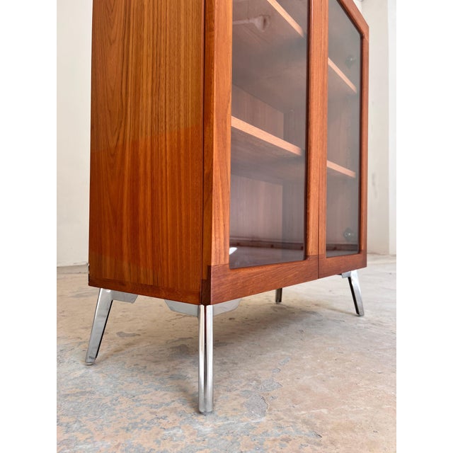 Teak Display Cabinet by H.W. Klein for Bramin For Sale - Image 9 of 11