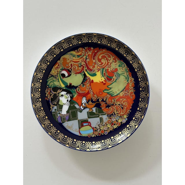 Aladdin Plate No. VII by Bjørn Wiinblad for Rosenthal, 1970s For Sale - Image 6 of 6