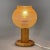 Mid-Century Wood & Glass Table Lamp, 1970s For Sale - Image 3 of 10