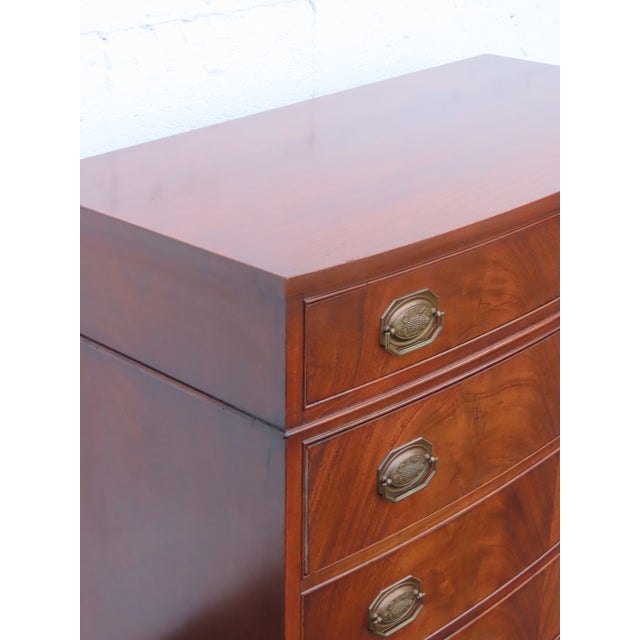Flame Mahogany Low Dresser Bathroom Vanity 6898 For Sale - Image 10 of 18