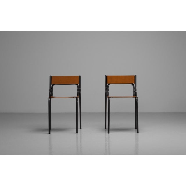 Metal Chairs by Pier Giacomo Castiglioni for Azucena, Italy ,1959 For Sale - Image 7 of 16