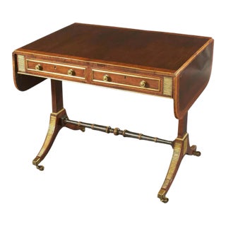 Regency Sofa Table by John McLean For Sale