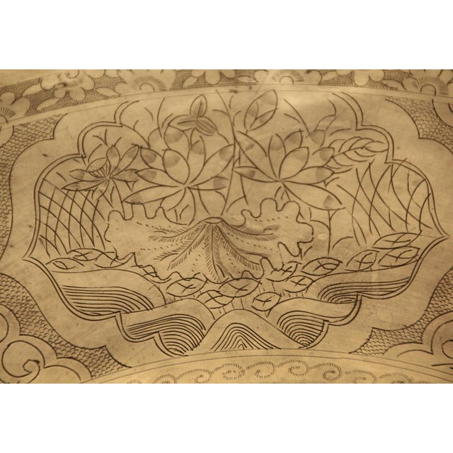 Gold Round Coffee Table, 1950s For Sale - Image 17 of 18