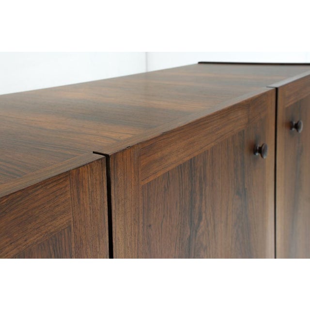 Symmetric Sideboard in Dark Walnut attributed to Royal Board, Sweden, 1961 For Sale - Image 14 of 18