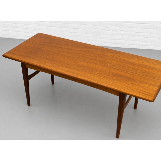 Mid Century Modern Danish Convertible Coffee Table - Desk - Dining Table – Vintage Space Saving Furniture, C. 1960's For Sale - Image 9 of 12