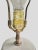 Pair of 1970s Chapman White Floral and Bird Relief Chinoiserie Lamps With White Silk Patterned Shades For Sale - Image 12 of 13